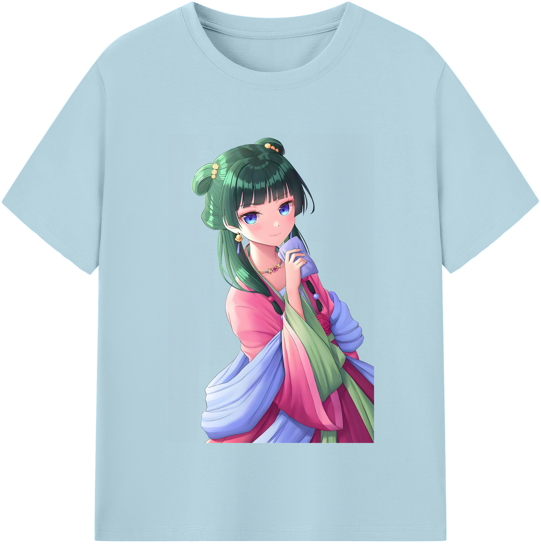 （画像用） 薬屋のひとりごと The Apothecary Diaries 綿100％半袖Tシャツ（フロントプリント）
